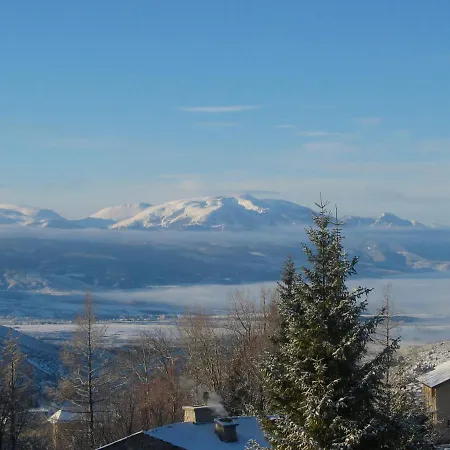 Appartement T4 ensoleillé avec Vue Panoramique à Font-Romeu-Odeillo-Via Extérieur photo